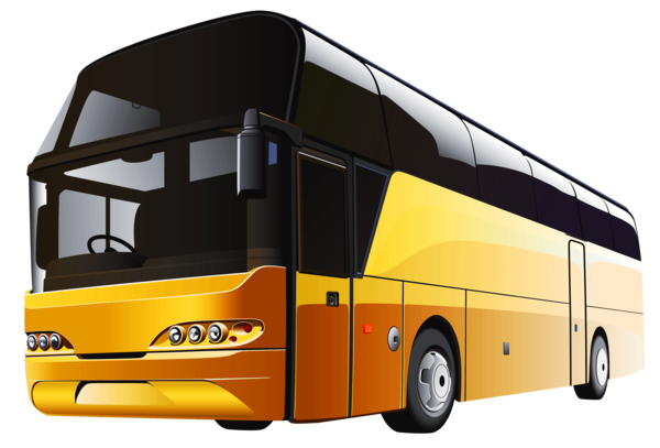 Free School Vehicle Transport Bus Clipart Clipart Transparent Background