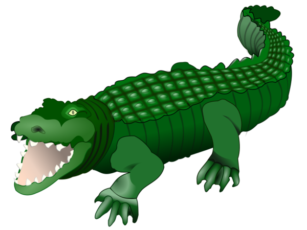 Free Grass Reptile Crocodilia Alligator Clipart Clipart Transparent Background