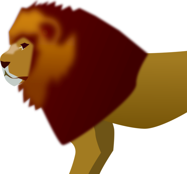 Free Lion Nose Cartoon Mouth Clipart Clipart Transparent Background