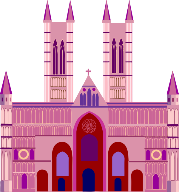 Free Church Landmark Place Of Worship Building Clipart Clipart Transparent Background