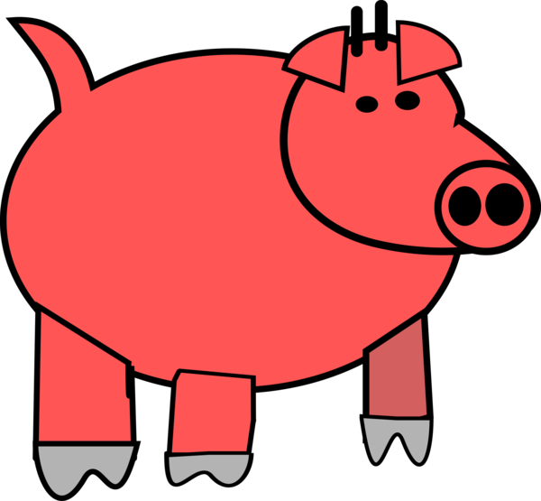 Free Pig Nose Snout Black And White Clipart Clipart Transparent Background