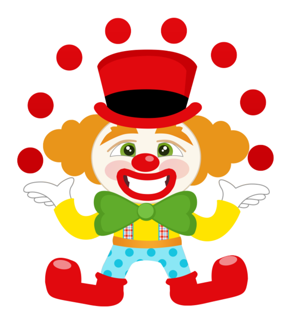 Free Clown Clown Smile Clipart Clipart Transparent Background