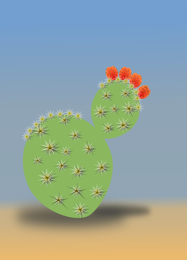 Free Cactus Plant Cactus Nopal Clipart Clipart Transparent Background