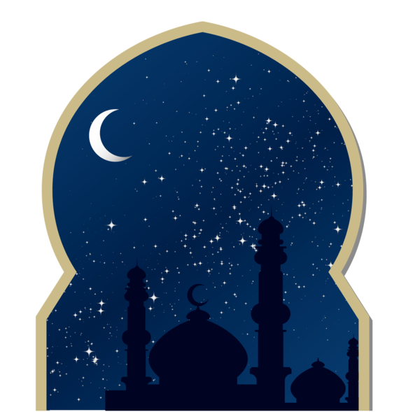 Free Ramadan Sky Star Silhouette Clipart Clipart Transparent Background