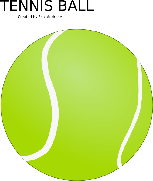 Free Tennis Ball Circle Tennis Ball Clipart Clipart Transparent Background