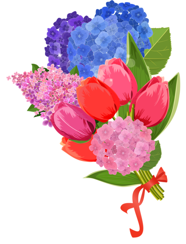 Free Hydrangea Flower Cut Flowers Flower Arranging Clipart Clipart Transparent Background