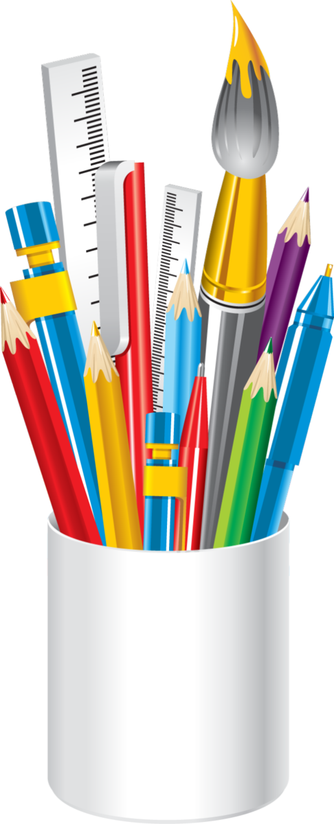 Free School Pencil Office Supplies Line Clipart Clipart Transparent Background