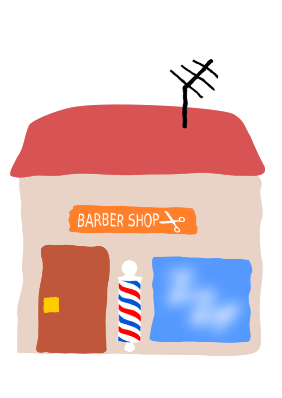 Free Barber Text Line Area Clipart Clipart Transparent Background