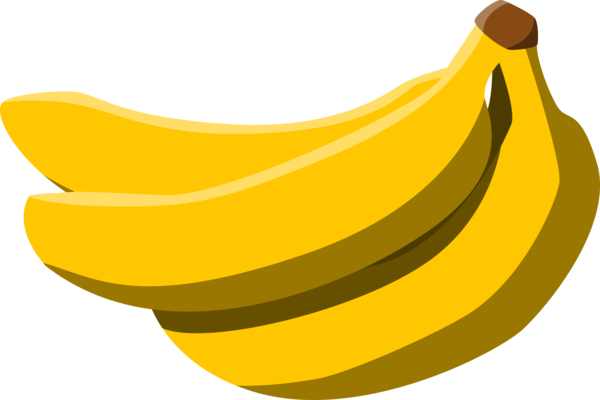 Free Pie Fruit Banana Banana Family Clipart Clipart Transparent Background