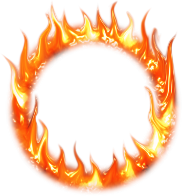 Free Fire Flame Circle Clipart Clipart Transparent Background