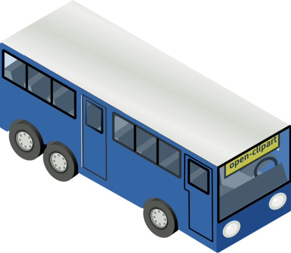Free School Vehicle Transport Bus Clipart Clipart Transparent Background