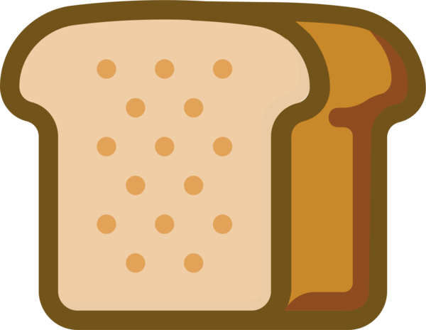 Free Bread Rectangle Clipart Clipart Transparent Background