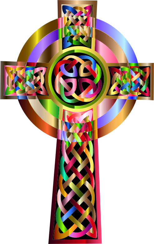Free Christian Cross Line Symbol Clipart Clipart Transparent Background