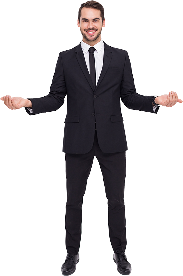 Free Tuxedo Suit Formal Wear Standing Clipart Clipart Transparent Background