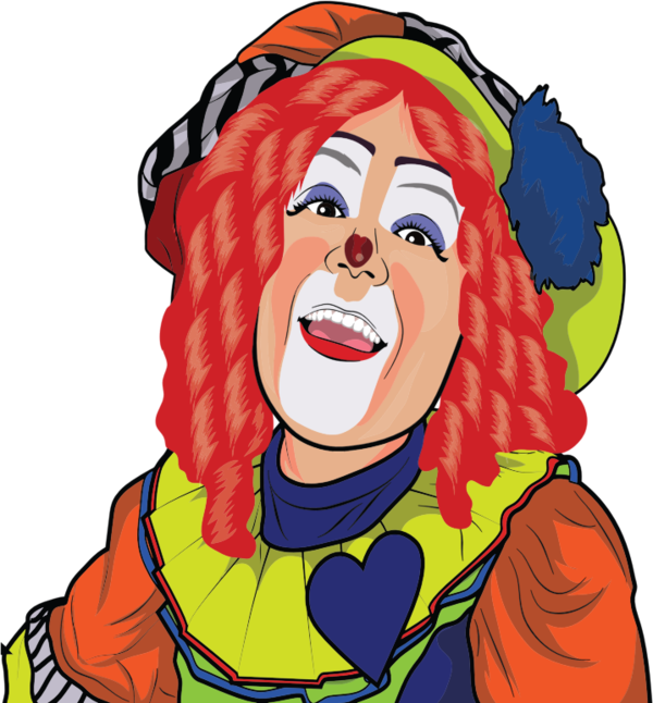 Free Clown Clown Facial Expression Nose Clipart Clipart Transparent Background