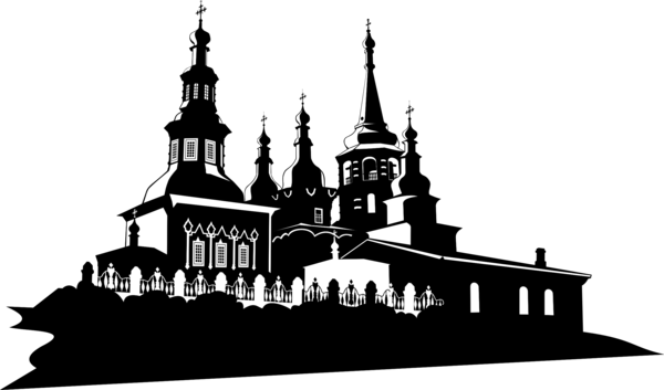 Free Church Landmark Black And White Spire Clipart Clipart Transparent Background