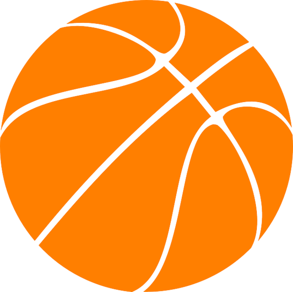 Free Basketball Ball Line Circle Clipart Clipart Transparent Background