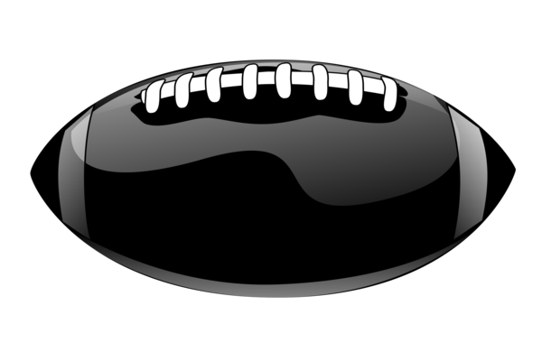 Free Football Black And White Clipart Clipart Transparent Background