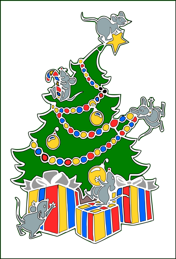 Free Christmas Christmas Tree Tree Christmas Clipart Clipart Transparent Background