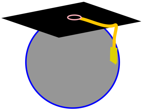 Free Graduation Headgear Line Area Clipart Clipart Transparent Background