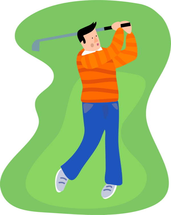 Free Golf Standing Male Joint Clipart Clipart Transparent Background