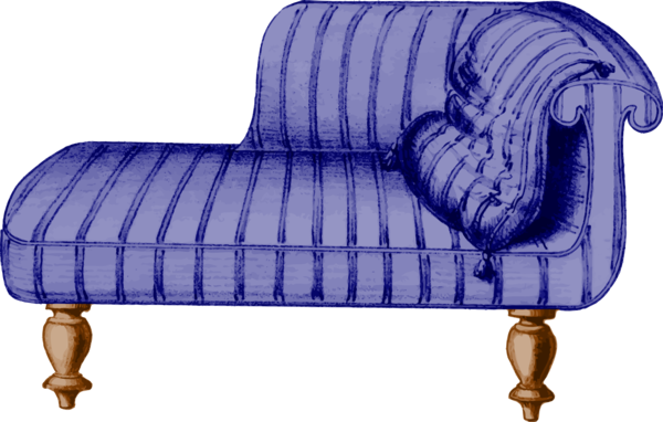 Free Garden Furniture Cobalt Blue Couch Clipart Clipart Transparent Background