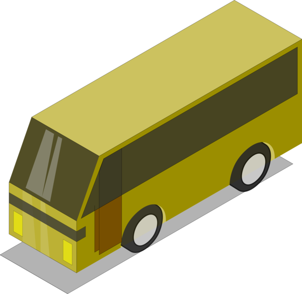 Free School Bus Vehicle Transport Technology Clipart Clipart Transparent Background