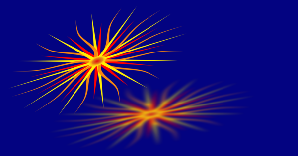 Free Diwali Sky Fireworks Line Clipart Clipart Transparent Background