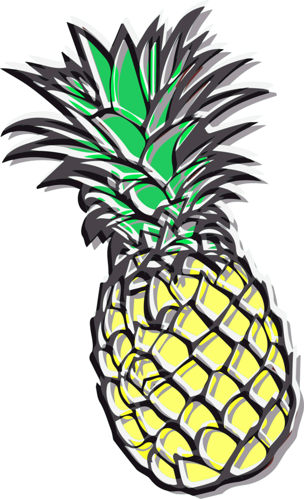 Free Cake Ananas Pineapple Plant Clipart Clipart Transparent Background