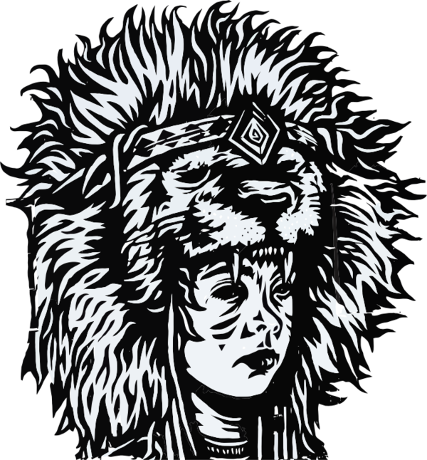 Free Lion Black And White Head Lion Clipart Clipart Transparent Background
