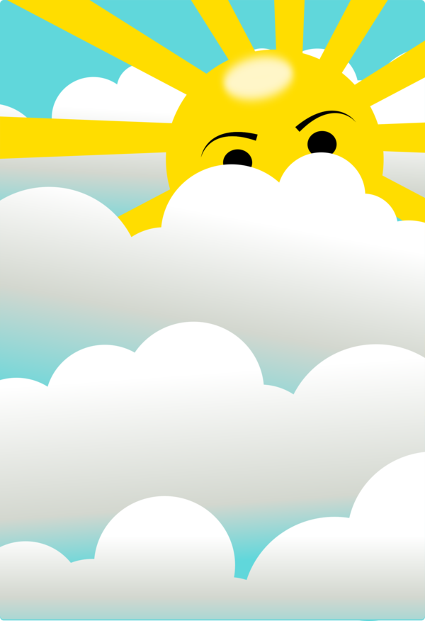 Free Cloud Sky Text Cartoon Clipart Clipart Transparent Background