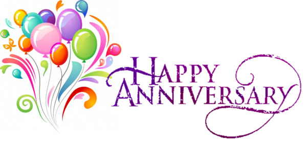 Free Anniversary Text Balloon Line Clipart Clipart Transparent Background