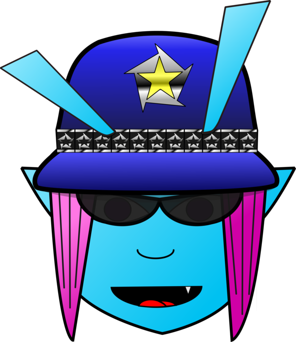 Free Police Eyewear Headgear Smile Clipart Clipart Transparent Background