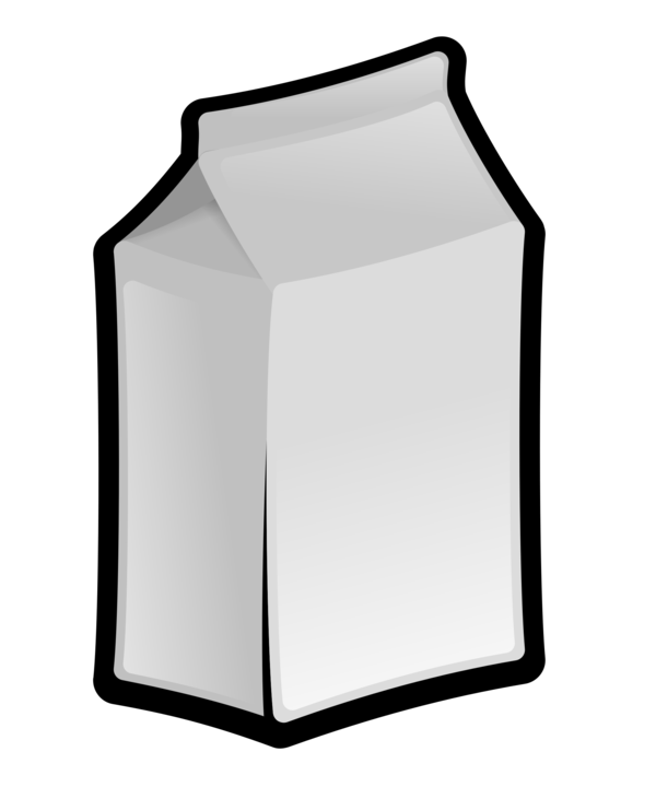 Free Milk Black And White Rectangle Angle Clipart Clipart Transparent Background