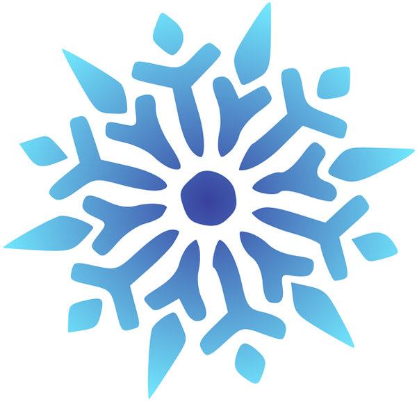 Free Snowflake Line Electric Blue Symmetry Clipart Clipart Transparent Background