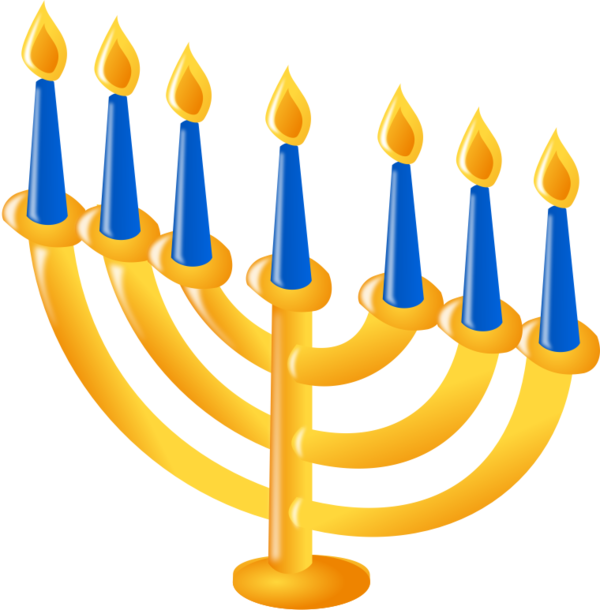 Free Hanukkah Candle Holder Line Hanukkah Clipart Clipart Transparent Background