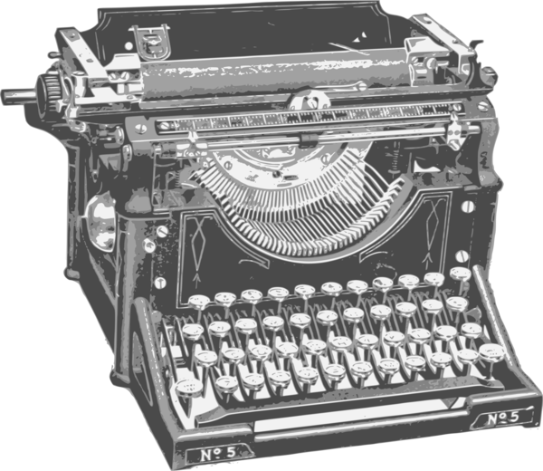 Free Office Typewriter Office Supplies Office Equipment Clipart Clipart Transparent Background