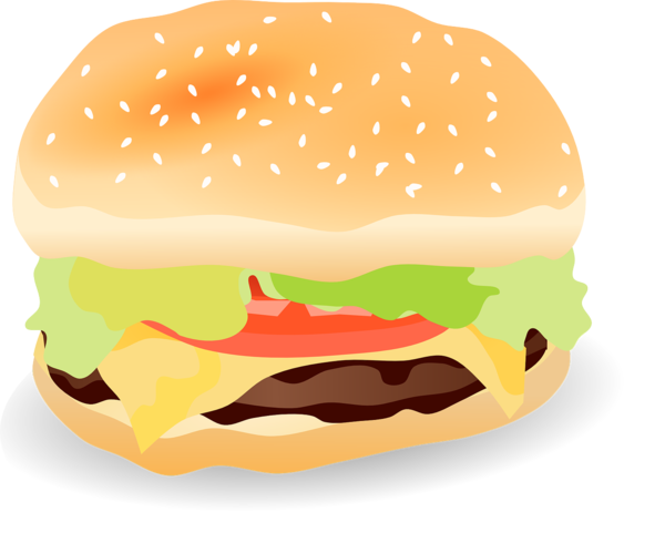 Free Cheese Hamburger Food Cheeseburger Clipart Clipart Transparent Background