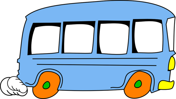 Free School Bus Land Vehicle Vehicle Transport Clipart Clipart Transparent Background
