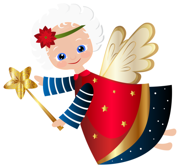 Free Christmas Angel Food Clipart Clipart Transparent Background