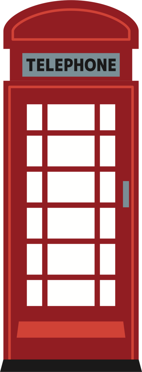 Free House Telephone Booth Telephony Line Clipart Clipart Transparent Background