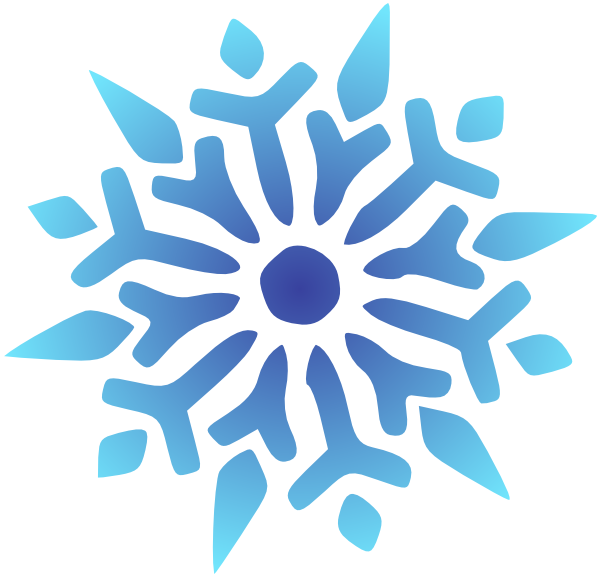 Free Snowflake Line Electric Blue Symmetry Clipart Clipart Transparent Background