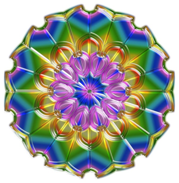 Free Book Kaleidoscope Symmetry Flower Clipart Clipart Transparent Background