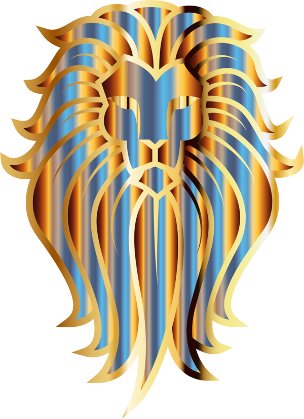 Free Lion Line Wing Symbol Clipart Clipart Transparent Background