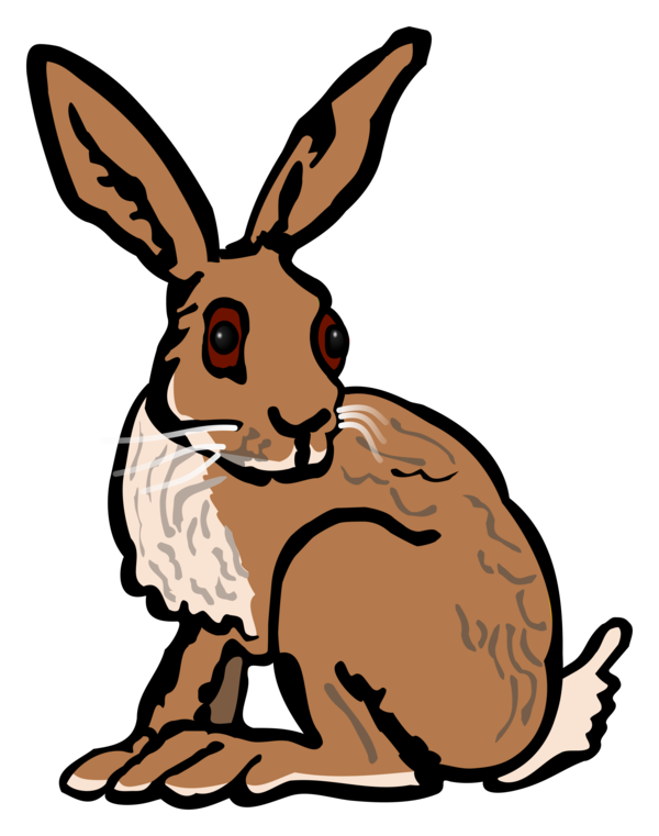 Free Rabbit Hare Wildlife Rabbit Clipart Clipart Transparent Background