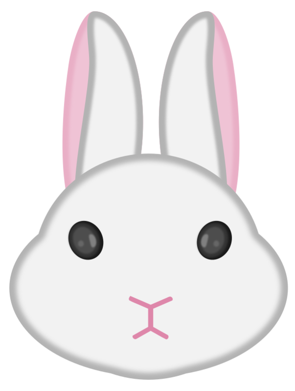 Free Pig Rabbit Face Nose Clipart Clipart Transparent Background