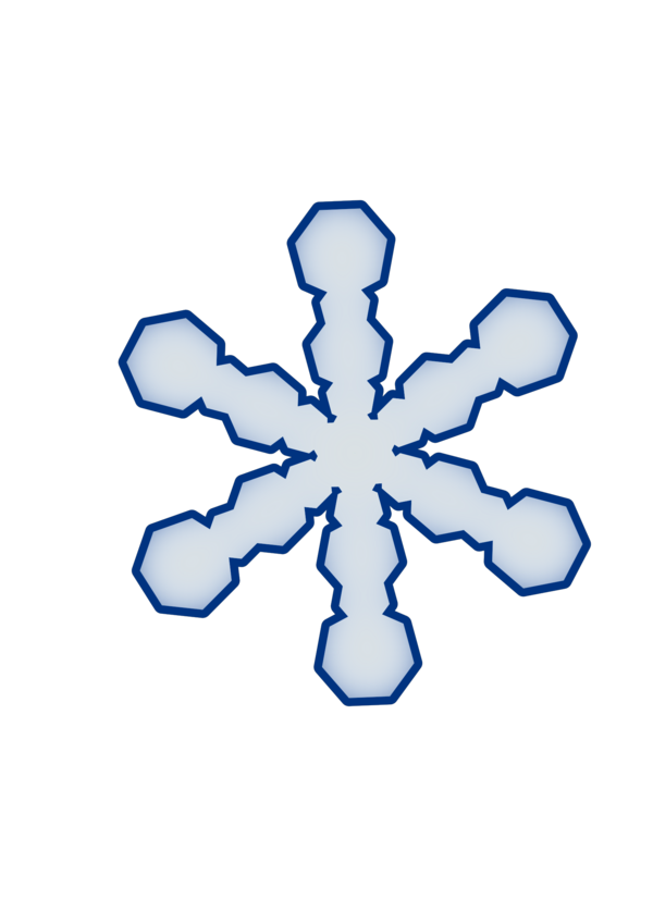 Free Snowflake Line Area Symbol Clipart Clipart Transparent Background