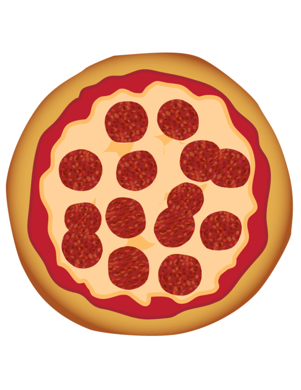 Free Cheese Pepperoni Cuisine Dish Clipart Clipart Transparent Background