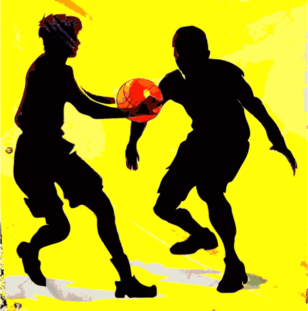 Free Basketball Silhouette Aggression Player Clipart Clipart Transparent Background