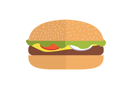 Free Bread Hamburger Cheeseburger Sandwich Clipart Clipart Transparent Background